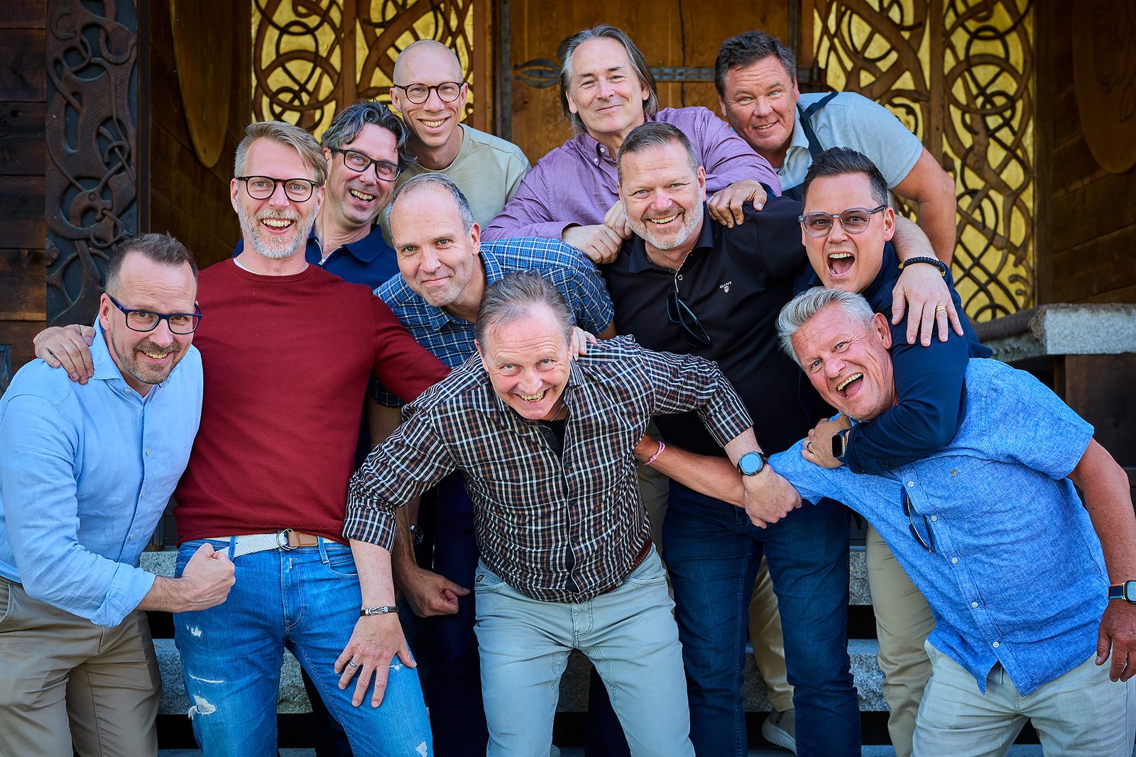 Rindi-teamet samlat under en teamaktivitet